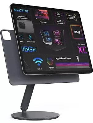 LuluLook Magnetic IPad Stand. NEW. For Apple IPad Pro 12.9  Desk Desktop Folding • £49.99