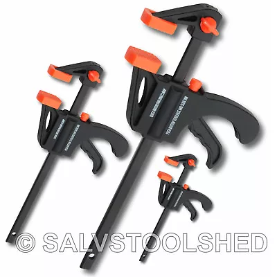 Quick Grip Clamps Woodworking Clip Bar F Clamp Spreader Strong Vice 4   6  10  • $14.50