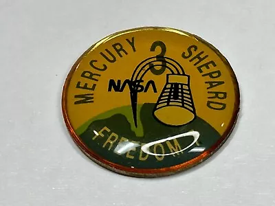 Vintage Epoxy NASA Mercury-Redstone 3 Freedom 7 Space Capsule Pin Alan Shepard • $19.99