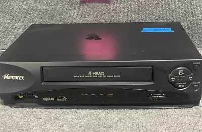 Memorex Video Cassette Recorder MVR2031 4 Head VHS HQ In Black W/O Remote • $45.02