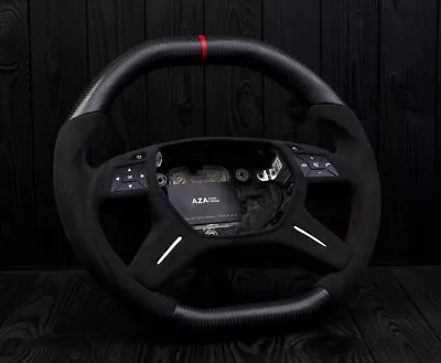 Mercedes G63 ML63 GL550 GL63 ML550 ML350 AMG Custom Carbon Fiber Steering Wheel • $1550