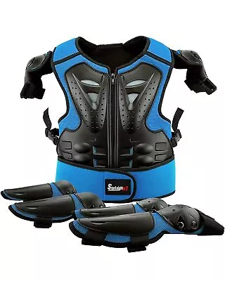 StarknightMT Kids Motorcycle Armor Suit Dirt Bike Gear Riding Protective Chest S • $71.63
