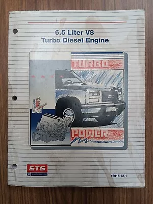 1991 GM 6.5 L V8 Turbo Diesel Engine Workbook • $4