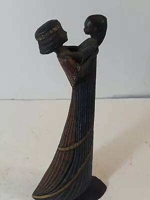 Mahogany Princess Figurine Egyptian Prince & Princess 1994 Parastone  • $28