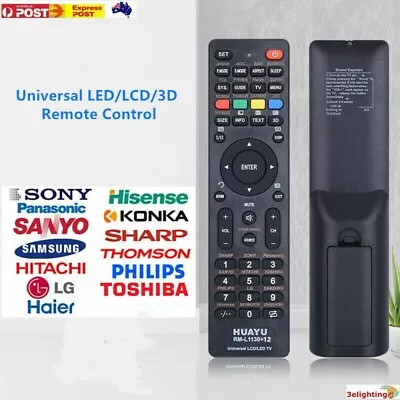 Universal TV Remote Control LCD/LED For Sony/Samsung/Panasonic/LG/Sharp/Sanyo AU • $7.55