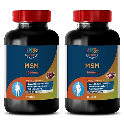 Increased Flexibility - MSM 1000mg - Msm Pills For Hair Growth 2B • $42.25