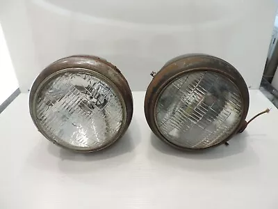 Vintage Guide 682 C Headlights For Parts Or Repair - Hot Rod / Rat Rod 1932 1933 • $99