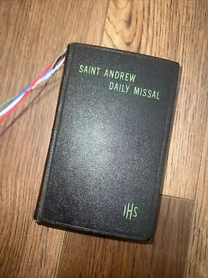 Saint Andrew Daily Missal Dom Gaspar Lefebvre - Regular Edition- 1956 • $30.25