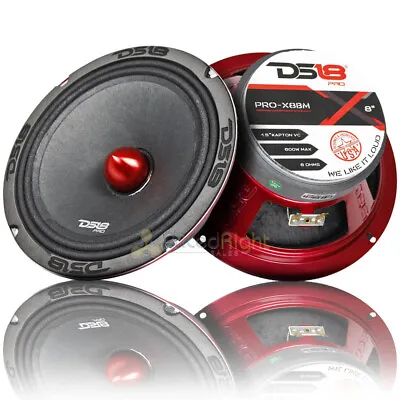 2 DS18 PRO-X8BM 1200W Max 8  Midrange Speakers Loudspeaker With Bullet 8 Ohm • $114.36