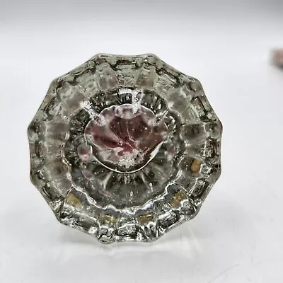 Antique Vintage Crystal Glass Door Knob Faceted • $9.99