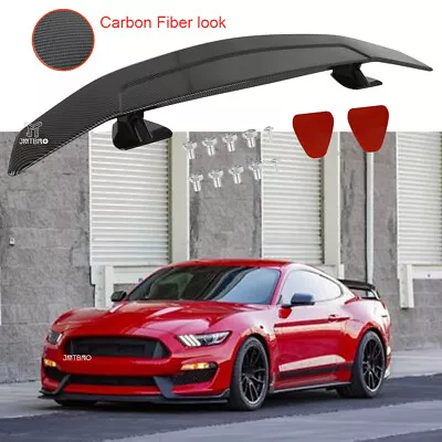 47  Rear Trunk Spoiler Lip Tail Wings W/Adhesive For Ford Mustang GT Convertible • $99.19