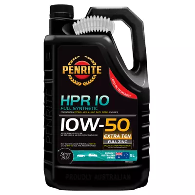 Penrite HPR 10 Full Synthetic 10W-50 5L - HPR10005 • $79.99