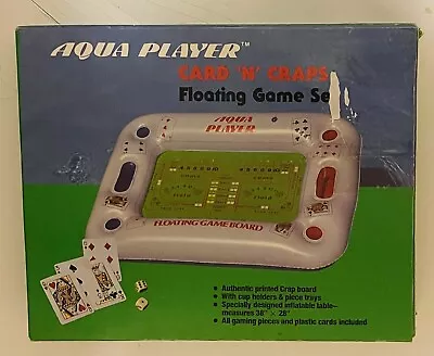 Vintage Inflatable Card Craps Game Set Table Hot Tub Floats Floaty New Old Stock • $84.29