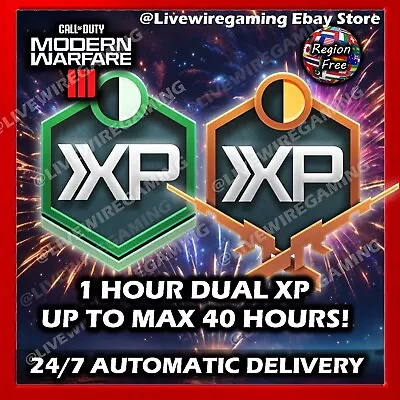 🔥Call Of Duty Modern Warfare 3 MW3 DUAL Weapon Experience 2XP WXP (1 HOUR)🔥 • $3.99