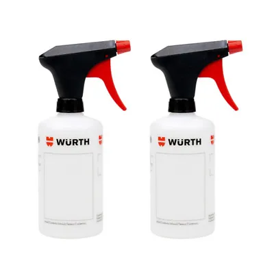 Wurth Pump Spray Bottle 500ml TWIN PACK For Window Cleaner Car Care & Workshop • $56.95