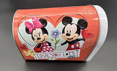 Mickey & Minnie Tin Mail Box Disney Collector Item Valentine’s Day Gift. RARE!!! • $9.99