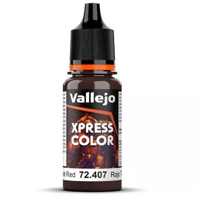 AV Vallejo Xpress Color Paint 18ml - Velvet Red  (Contrast / Speed Paint) • £4.89