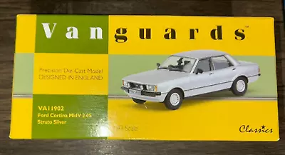 Corgi Vanguards VA11902  Ford Cortina MkIV 2.0 S In Strato Silver MIB (##) • £40