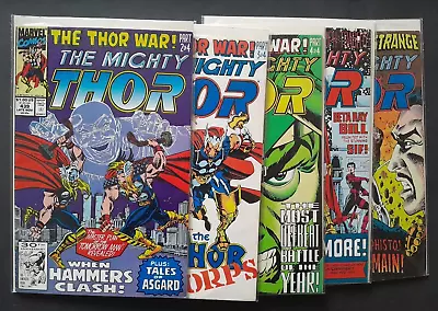 The Mighty Thor Vol 1 #439  #440 #441 #442 #443 All 6.0 Fine Or Better • £7.50