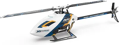 OMPHOBBY M1 EVO RC Helicopter For Adults With Dual Brushless Motors (White) • $249.99