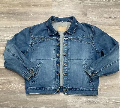 Vintage MARITHE & FRANCOIS GIRBAUD Jean Denim Jacket Sz M USA Made Trucker 90s • $85