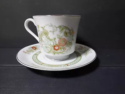 Set Of 5 MIKASA KABUKI Footed Cup And Saucer Sets (C5) • $49.95