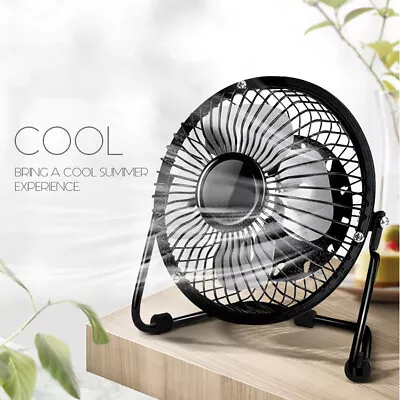 4'' Desk Laptop Desktop Fan USB Portable Mini Small Cooling Table AU • $49.99