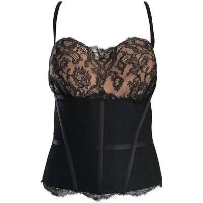 LA PERLA  Black&Nude Bustier Corset Top Size 36 US • $185