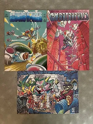 Bag/Board Gyro Force Comic 1 2 3 Mark Bode Gyrotropolis Gyrobotics Lot Run Set • $24