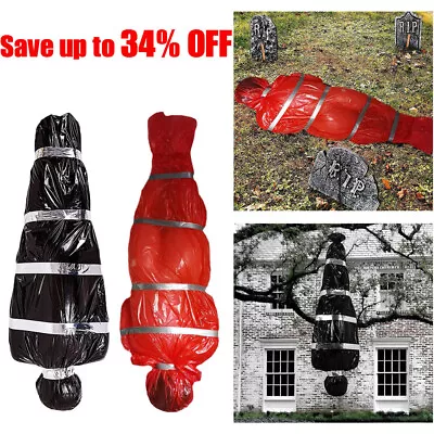 Halloween Scary Fake Corpse Bag Garden Body Bag Hanging Dead Victim Props Decor • £9.22