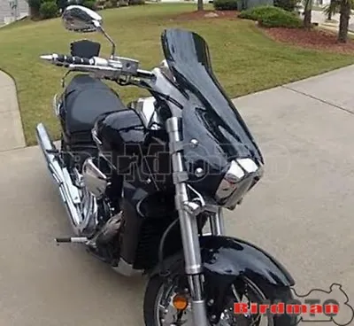Motorcycle Fork WindScreen Windshield Fairing For Suzuki Boulevard M109R M90 M50 • $189.99