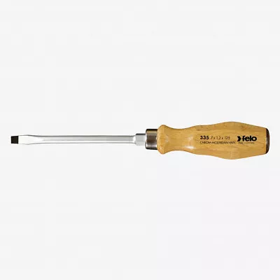 Felo Slotted 4.5 X 90mm Wood Handle Screwdriver • $24.82