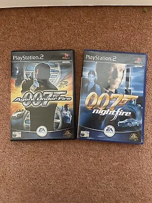 PS2 007 Agent Under Fire And Night Fire • £3