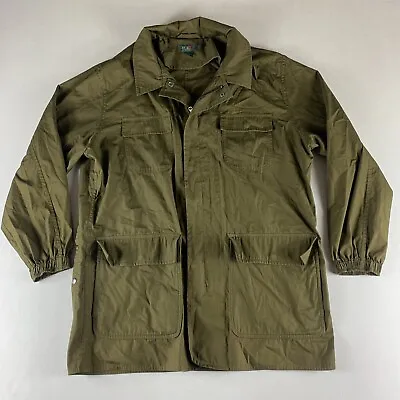 VTG J.Crew JACKET Men's MEDIUM Army Green Military Field Jacket • $71.99