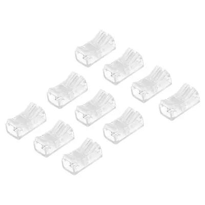 LED Strip Connector 2 Pin 8mm LED Connectors For Strip Lights 10pcs • $8.83