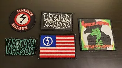 Marilyn Manson Patch Lot Patches Smells Like Children Antichrist Mechanical Rare • $25