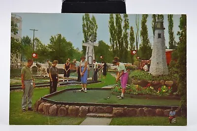 C.1960 Playing Miniature Golf Roseland Park Canandaigua Lake NY Postcard • $9.99