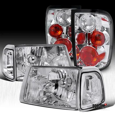 Fit 2001-2005 Ford Ranger Clear Headlights+Corner Lamps+Rear Tail Lights Pair • $103.90