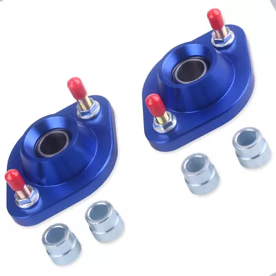 Blue Shock TOP Mount Set FOR BMW E30 E36 E46 Z3 Pillow Rear Upper Camber Plates • $54.86