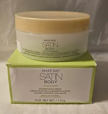 Mary Kay Satin Body White Tea & Citrus WHIPPED SHEA CREME/LOTION - $0 Ship! • $14.95