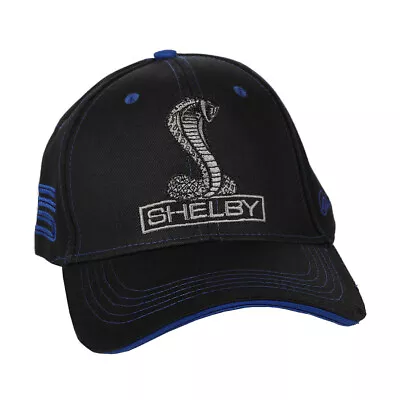 Shelby Snake Stitch Hat With Blue Accent * Mustang Cobra GT500 SHIPS FREE TO USA • $25