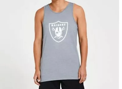 New Era Las Vegas Oakland Raiders Grey Vest 100%  Official Mens Small Nfl New • $20.30