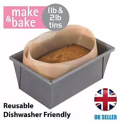 £3.45 • Buy Toastabags Reusable Loaf Tin Liner For 1lb And 2lb Tins Alternative To Parchment