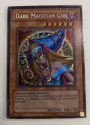 Yugioh  Dark Magician Girl MFC-000 1st Edition Magician's Force Secret Rare • $840