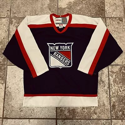 New York Rangers CCM Vintage Series Hockey Jersey Size Medium Blank • $7.50