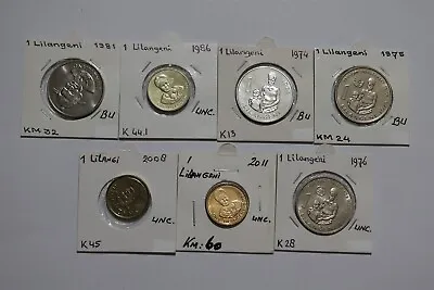 $35.33 • Buy 🧭 🇸🇿 Swaziland 1 Lilangeni - 7 Coins Collection B49 #2452