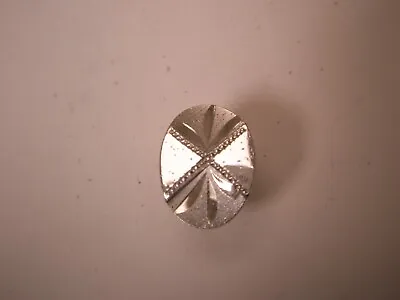 Diamond Cut STERLING SILVER  Quality Vintage ANSON Tie Tack Lapel Pin • $24.49