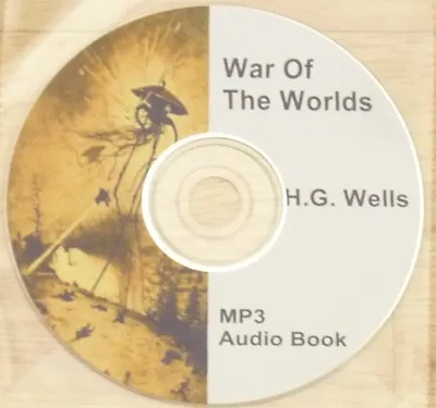 The War Of The Worlds - H G Wells MP3 CD Audio Book • £3.75