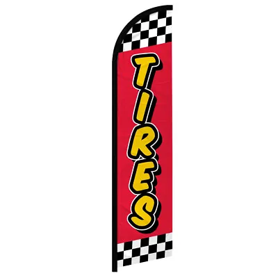 Tires Full Curve Windless Swooper Flag Wheel Sale • $18.95