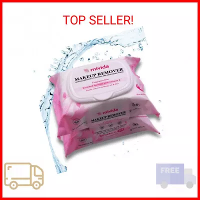 Hypoallergenic Makeup Remover Wipes 2 Pack Of 25 Count | Facial Cleansing Make U • $11.52